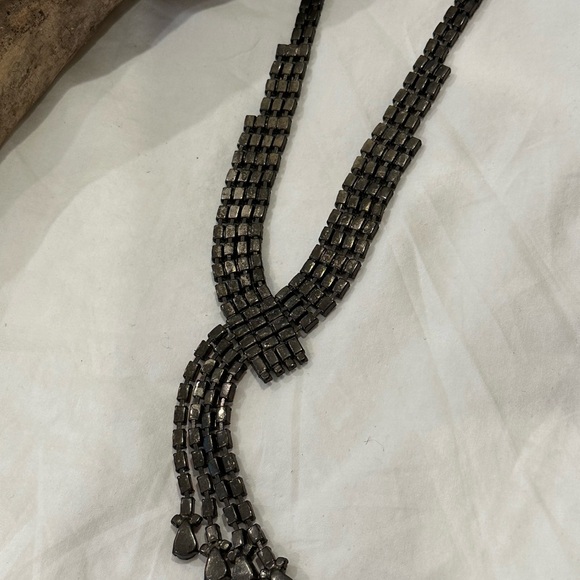 VINTAGE ART DECO HIGH END RHINESTONE" NECKLACE - Picture 5 of 9